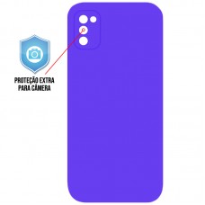 Capa para Samsung Galaxy A02s - Silicone Case Roxa